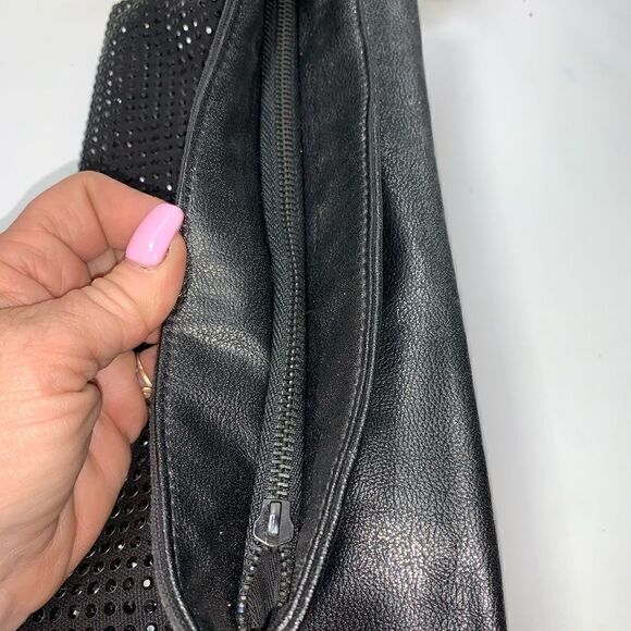 BCBGeneration Sparkly Clutch Black Medium - Picture 6 of 10